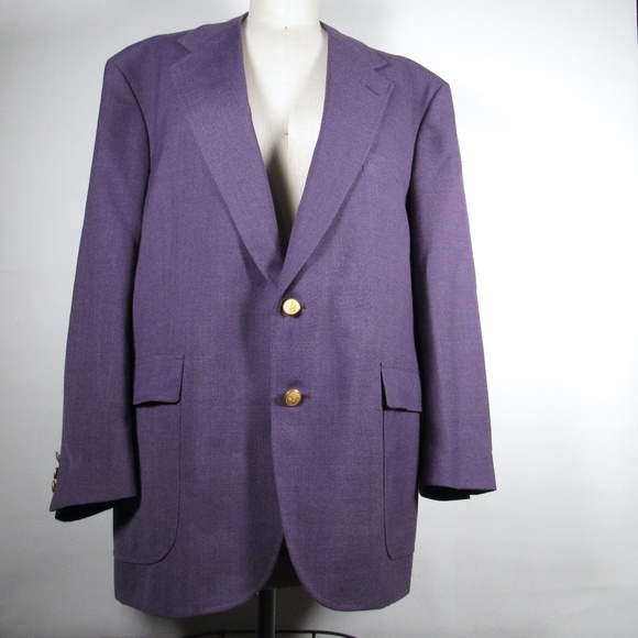 purple blazer men